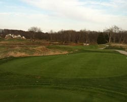 golf course with fresh grass