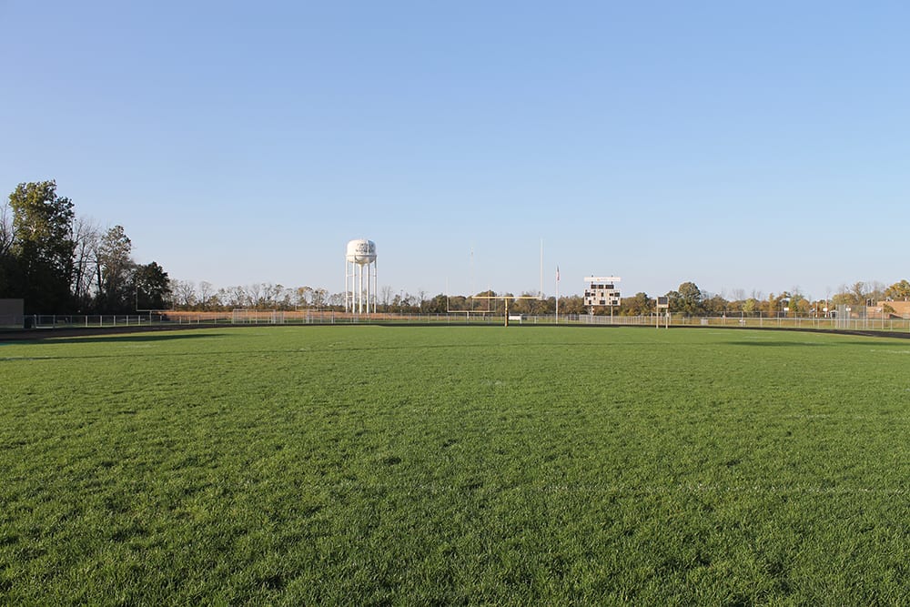 Varsity game field on Oct. 22nd