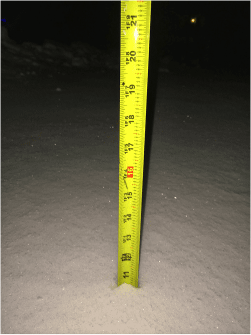 tape measure in sand