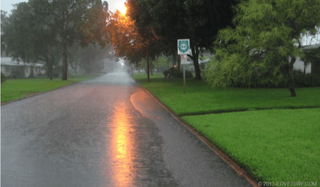 flooded streets