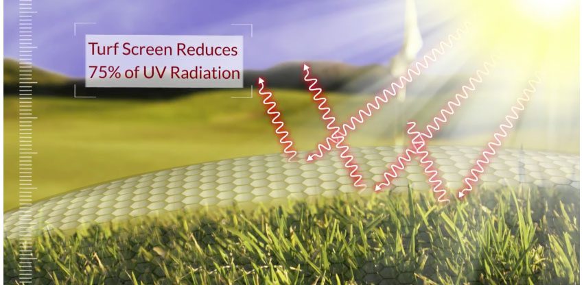 Turf Screen Reduces 75% of UV Radiation post