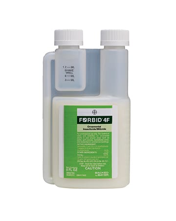 bottle of Forbid 4F insecticide