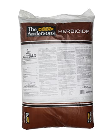 bag of herbicide from andersons