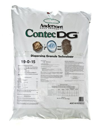 bag of The Andersons 19-0-15 Contec DG® dispersing granule technology