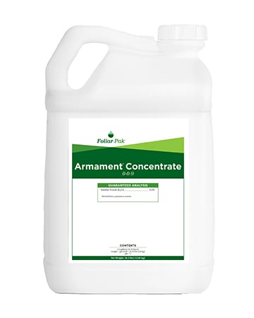 bottle of Foliar-Pak Armament Concentrate