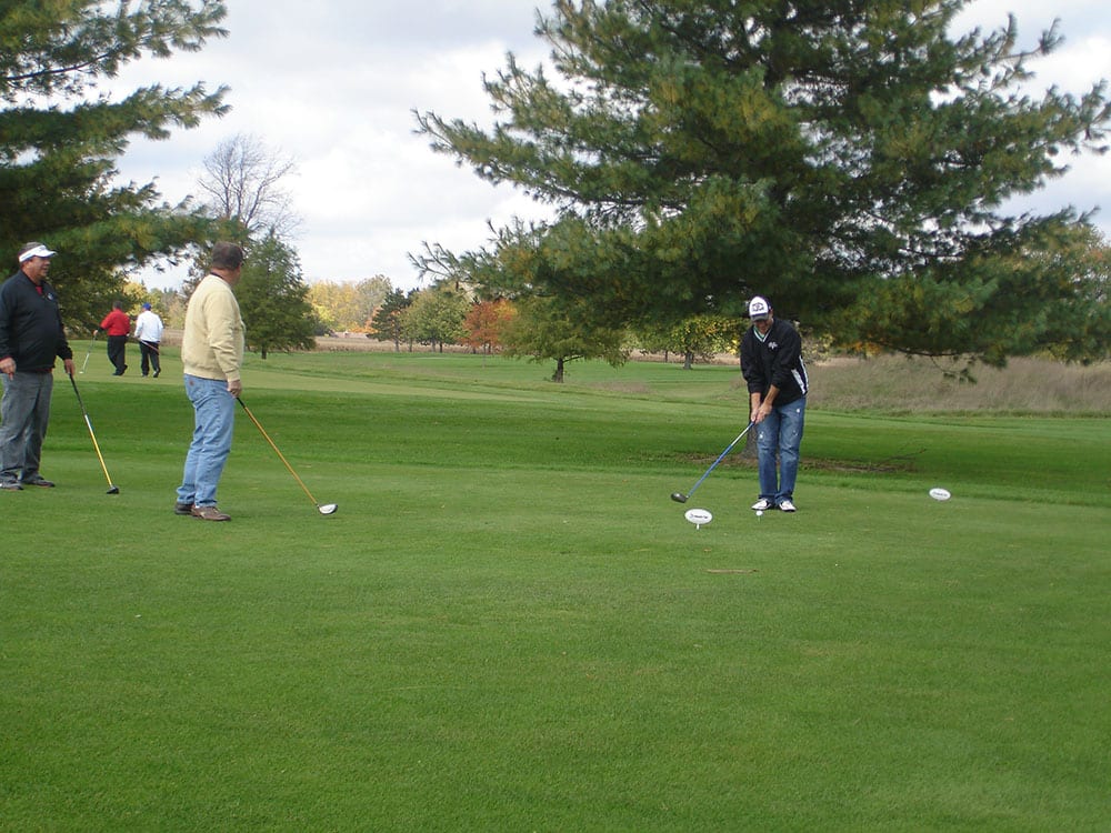 gentleman playing golf