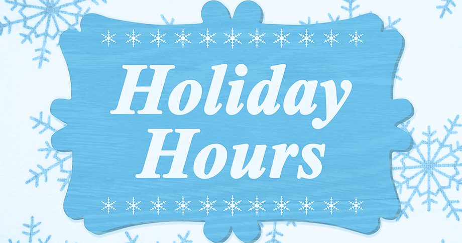 holiday hours