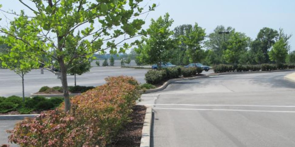 empty parking lot
