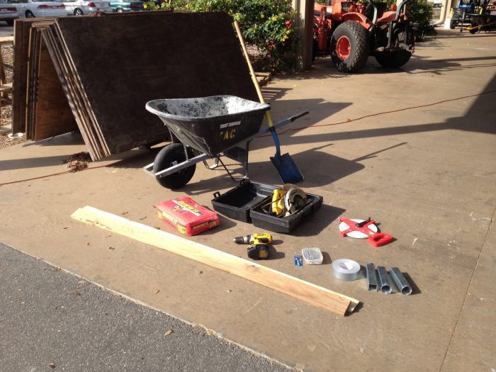 materials to build base anchors